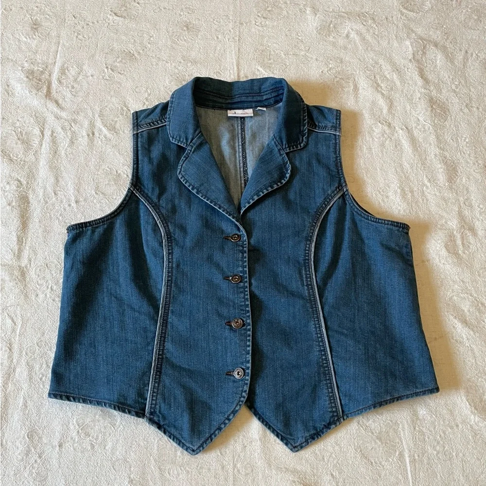 Denim & Co. Vest - Picture 1 of 8